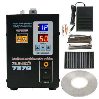 SNKKO 737G Battery Spot Welding Machine + 1KG 0.1*5MM Nickel