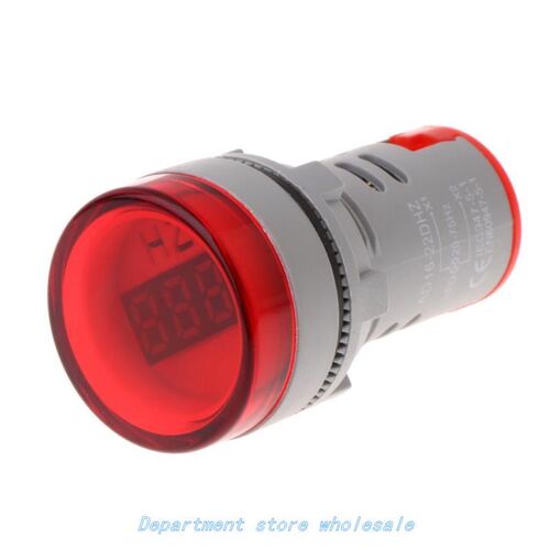 22mm LED Digital Display Electricity Hertz AC Frequency Mete