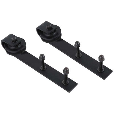 Carbon Steel Sliding Barn Door Hardware Bedroom Wardrobe Mod