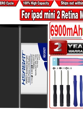 HSABAT 6900mAh A1512 Battery for ipad mini 2 Retina Mini 3