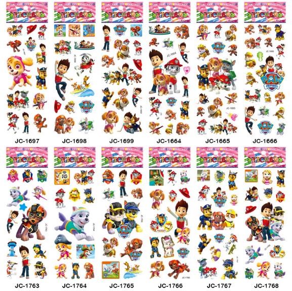 Hot Cartoon 3D Paw Patrol Wall ers  Kids Rooms Boys Girls Ch