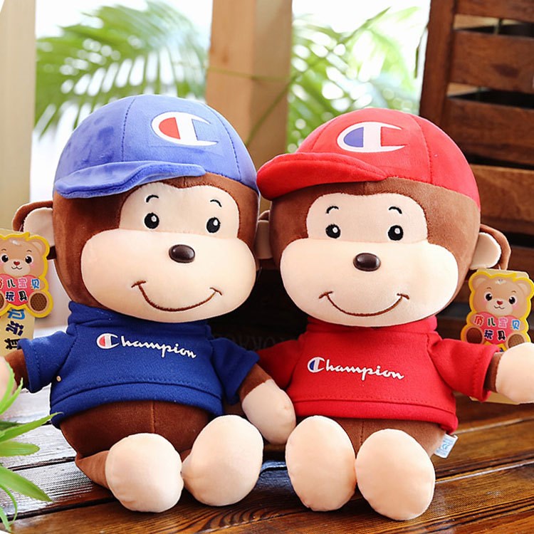 Champion Monkey Stuffed Plush Toys Super Soft Boys Monkey P