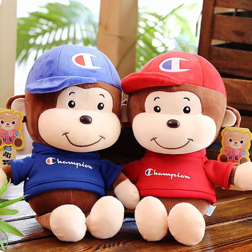 Champion Monkey Stuffed Plush Toys Super Soft Boys Monkey P