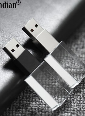 SHANDIAN Crystal usb sticks 3D print custom logo 4GB 16GGB u