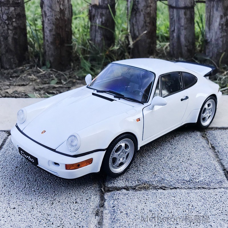 118 Porsche 964 Turbo Alloy Off-Road Alloy Retro Car Model