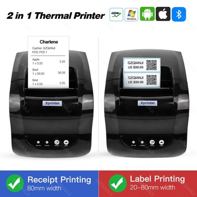 Xprinter hermal Label Printer Barcode er Receipt Printers 2