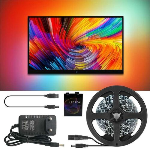 60LED DC5V 2M/3/4M/5M WS2812B 5050 RGB Dream Color SB APP LE