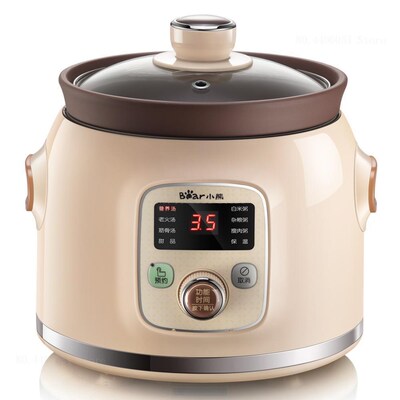 2L natural Redware electric Slow Cookers Automatic home Porr