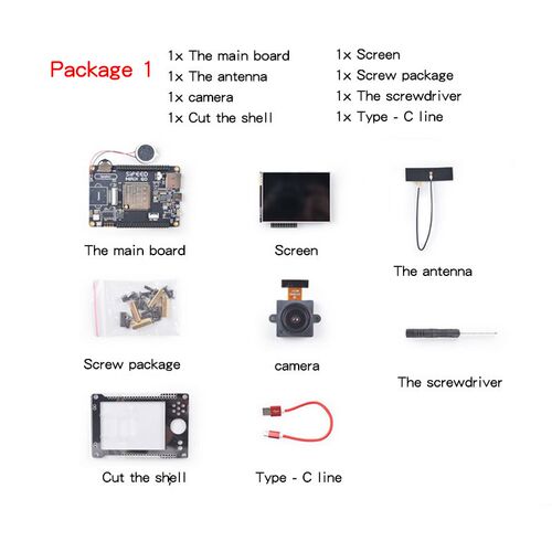 Sipeed MAIX GO K210 AI Pocket Deluxe Full-Featured Developme