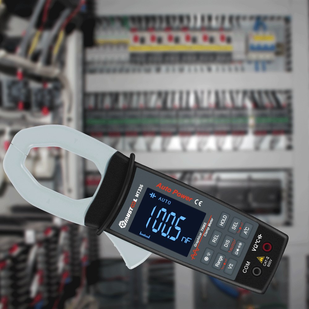 MSOOL M336 600V rue RMS Digital Clamp Meter with AC V/A Wave