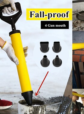 Caulking Gun Pointing Brick Grout Mortar With 4 Nozzles Caul