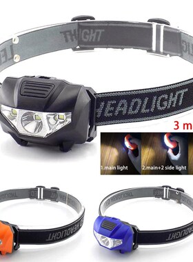Headlight AAA battery Mini LED headlamp Head Light Torch Lam