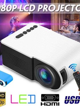 Dropship 7000 Lus 1080P Mini Projector LED 3D Projector Home