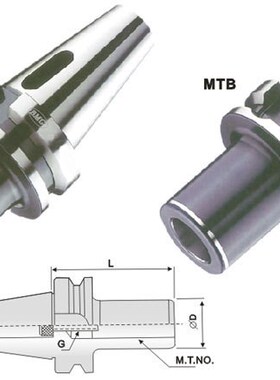 Morse tool holder BT-MTB Morse taper tool holder BT40-MTB4-7