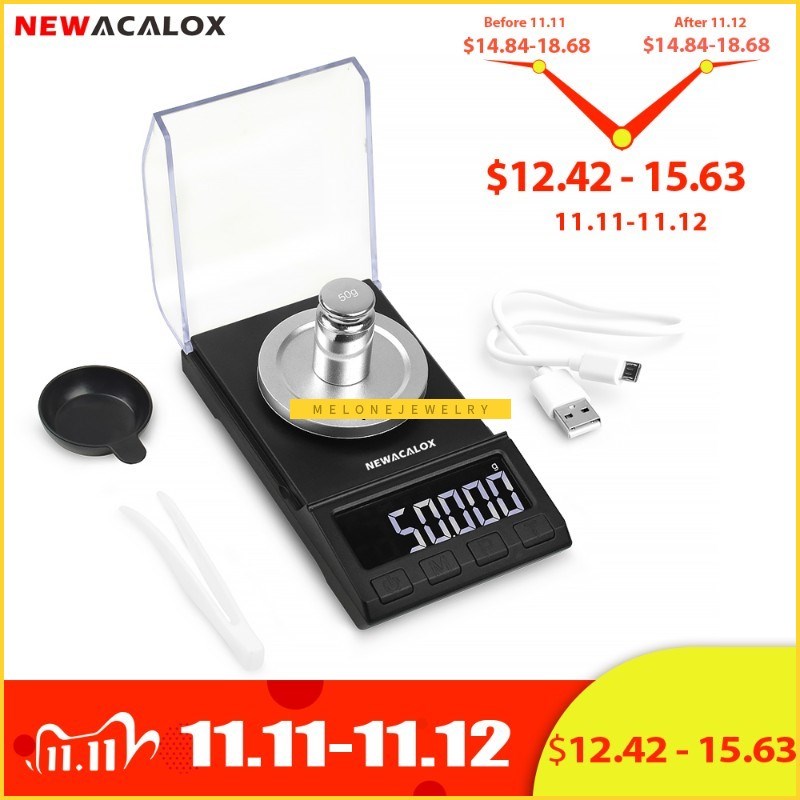 Digital Milligram Jewelry Scale 0.001g Precision Electronic