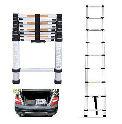 Multifunctional Retractable Telescopic Extension Ladder 6061