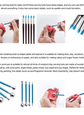 25pcs DIY Clay Pottery Tool Set Drill Pen Ceramics Sculpting