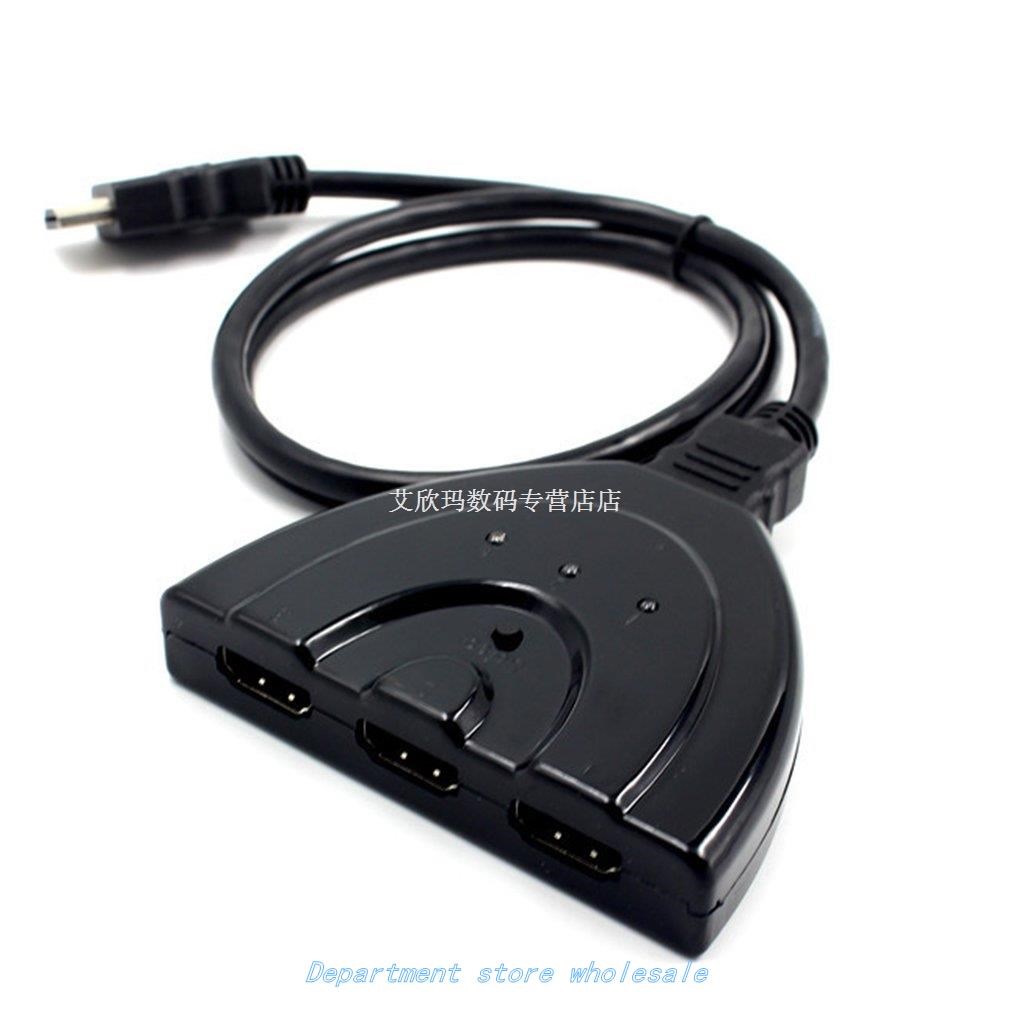 3 Port HDMI Splitter Cable 1080P Switch Switcher HUB Adapter