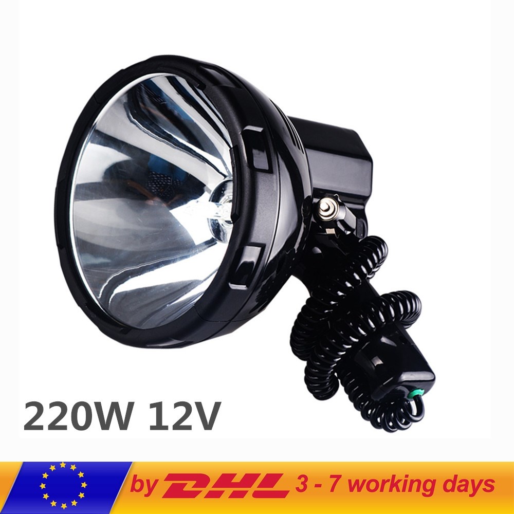 220W xenon spotlight,Spot lights hand held large flashlight