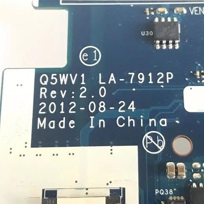 Q5WVH LA-7912P Mainboard For Acer aspire V3-571 V3-571G E1-5