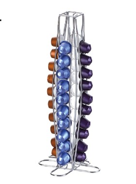 24/36/40pcs Metal Black Capsule Coffee Holder Stand Pod Deta