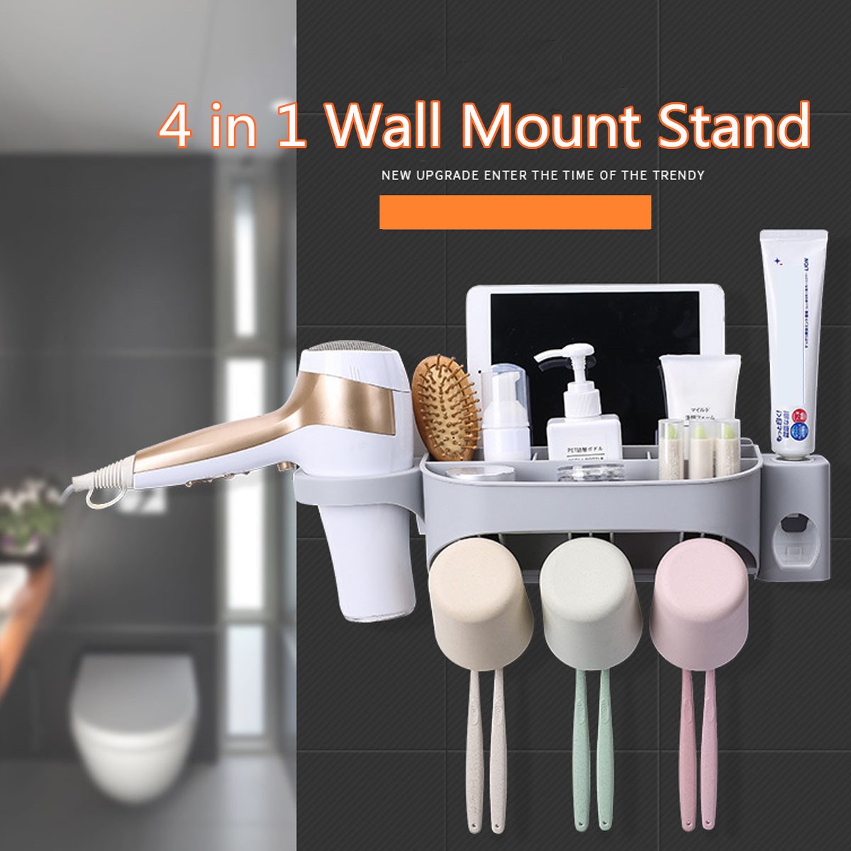 3 types Bathroom Accessories Toothbrush Holder Automatic Too