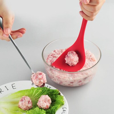 Kitchen Meatball Maker Creative Silicone Meatball Spoon Meat