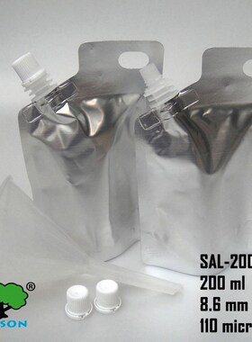 50ML -2000 ML Aluminum F Mylar Stand p Spout Bag 20 PCS  Fil