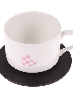 6PCS Coasters Table Placemats Creative Vinyl Mug Coaster CD