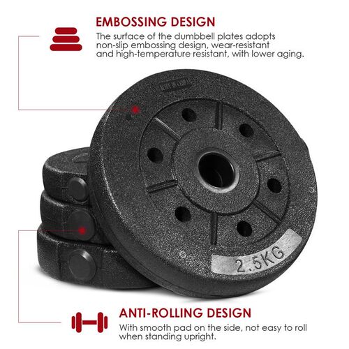 in stock 30KG Weight Dumbbell Set Fitness Dumbbell Detachabl