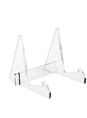 Acrylic Bookends Portable Book Display Stand Bookend Stand R