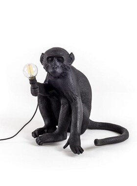 Resin Monkey Pendant Lamps Hanging Wall Living Room Light Ho