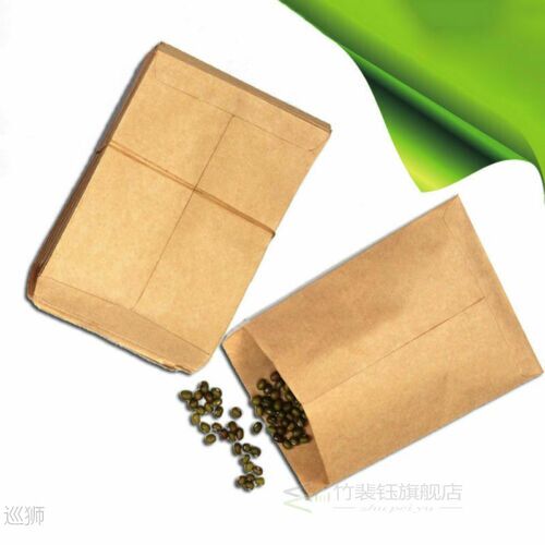 6x10cm cookie bags 100pc Kraft Paper bag mini Envelope Gift - 封面