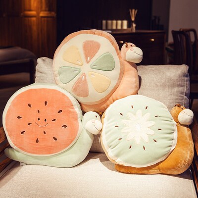 Super Soft Snail Doll Pillow Plush Toy Korean Cute Bed Doll