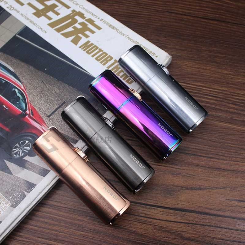 jobon metal one triple torch lighter flint windproof bbq jet