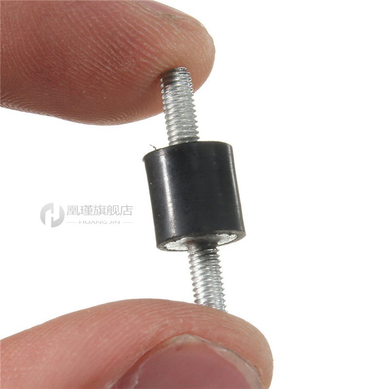 4pcs M3 8x8mm Rubber Mounts Double Ends Screw Anti Vibration