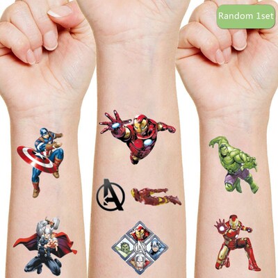Marvel The Avengers Iron Man Tattoo Sticker Random 1PCS Act