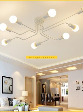 Modern Nordic Multiple Rod Iron Ceiling Lights Chandelier Pl