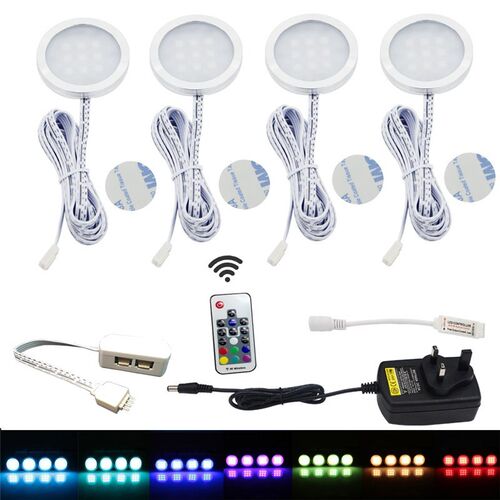 Home Kitchen  Decoration Lighting RGB LED Downlight 4x2W nde