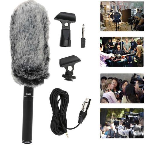 YELANGU Professional Wired Microphone Stereo Live Interview