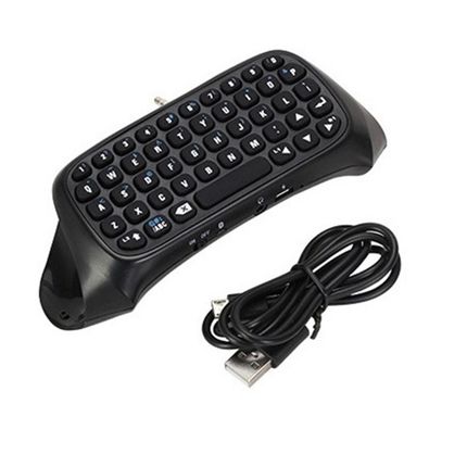 Bluetooth Wireless Keyboard 适用于 PS4 Controller  Handle Ch