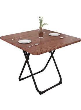 Folding table dining table home small dining table small apa
