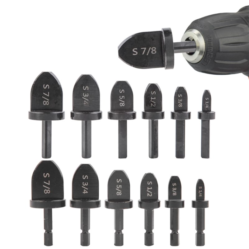 6 Pcs Electric Inch Pipe Expander Hexagonal/Triangle Handle