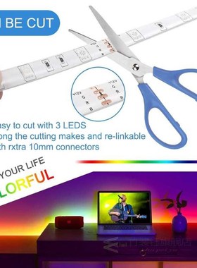 PIR Motion Sensor 5050 SMD Strip Light Bedside Night Lamp RG