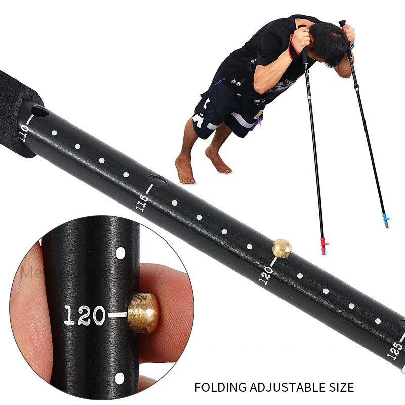 7075 Adjustable Aluminum Alloy Portable Walking Stick Outdoo