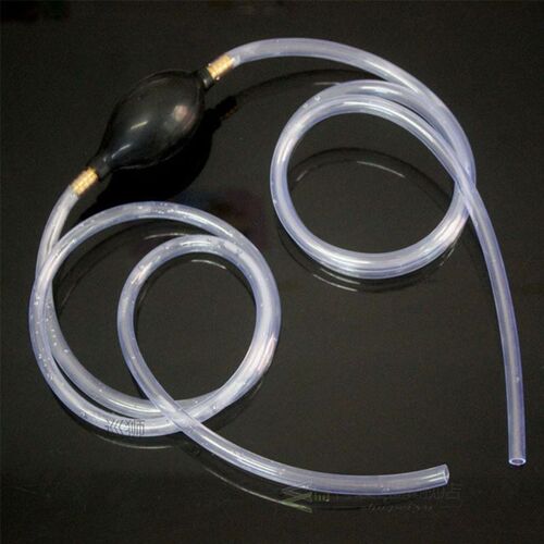 Gasoline Siphone Hose Hand Siphon Pump Petrol Water Oil Liqu