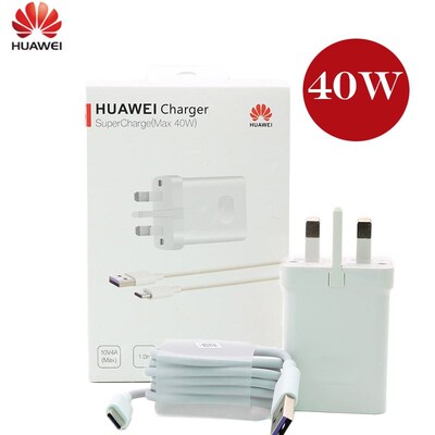 Original Huawei Supercharge Fast Charger Max 40W 10V/4A 5V/