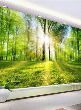 Custom mural wallpaper livingroom 3d photo wallpaper sunshin
