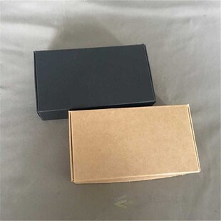 50pcs Small Blank Black Cardboard Paper Wedding Gift Packagi