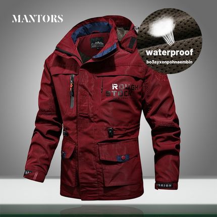 Men Casual Jacket Outdoor Breathable Autumn Windbreaker Hoo